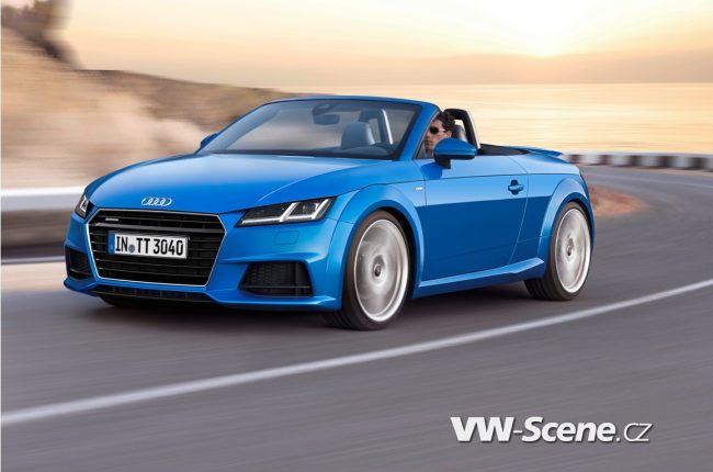 Audi představí v Paříži nové modely TT Roadster a TTS Roadster