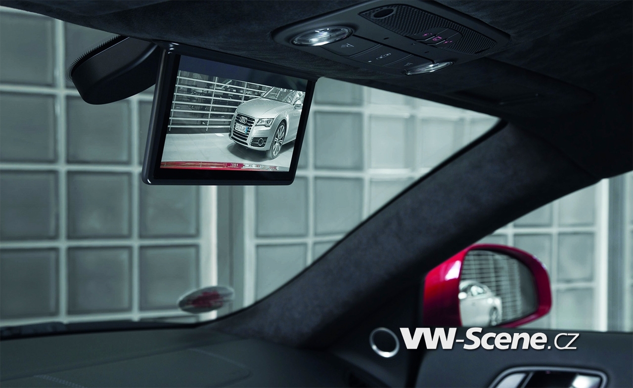 Z motoristického sportu do sériové výroby Audi: digitální zpětné zrcátko
