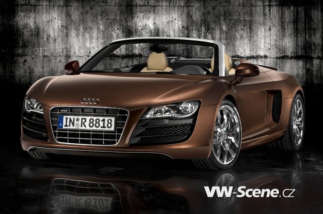 Nová otevřená Audi R8 V10 Spyder