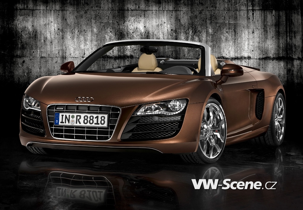 Nová otevřená Audi R8 V10 Spyder