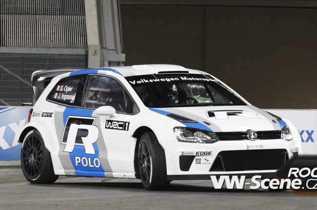 Sébastien Ogier a tým Volkswagen Motorsport.