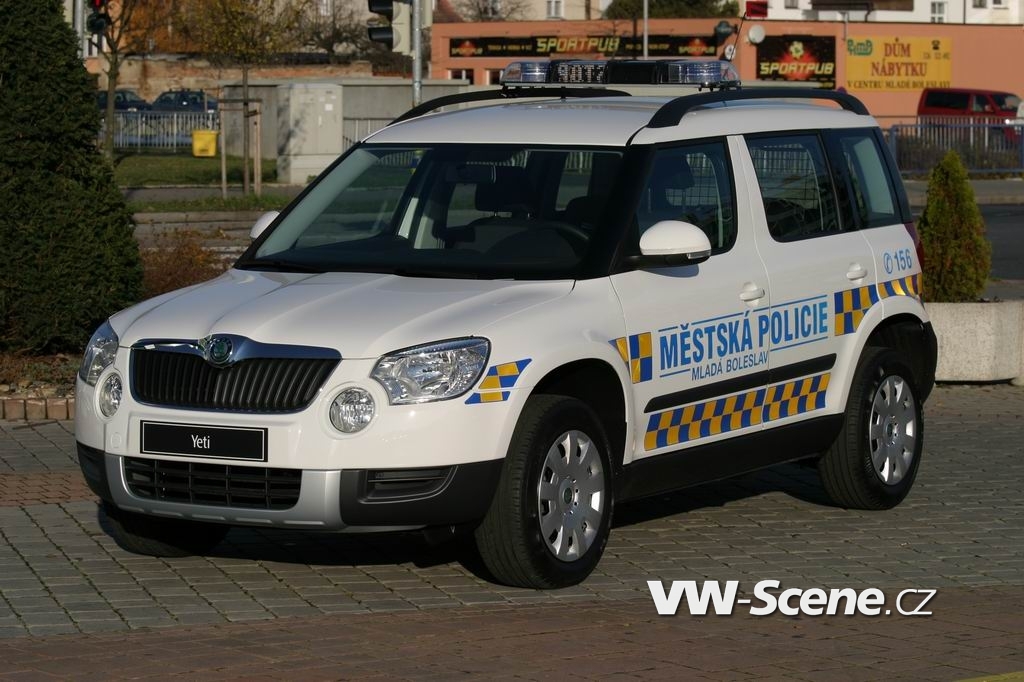 Škoda Auto představuje studii modelu Yeti v policejní úpravě