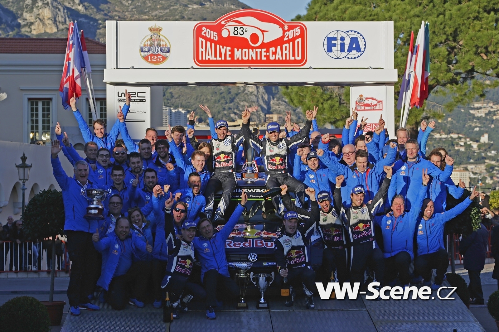 Volkswagen Polo R WRC slaví trojnásobné vítězství na Rallye Monte Carlo