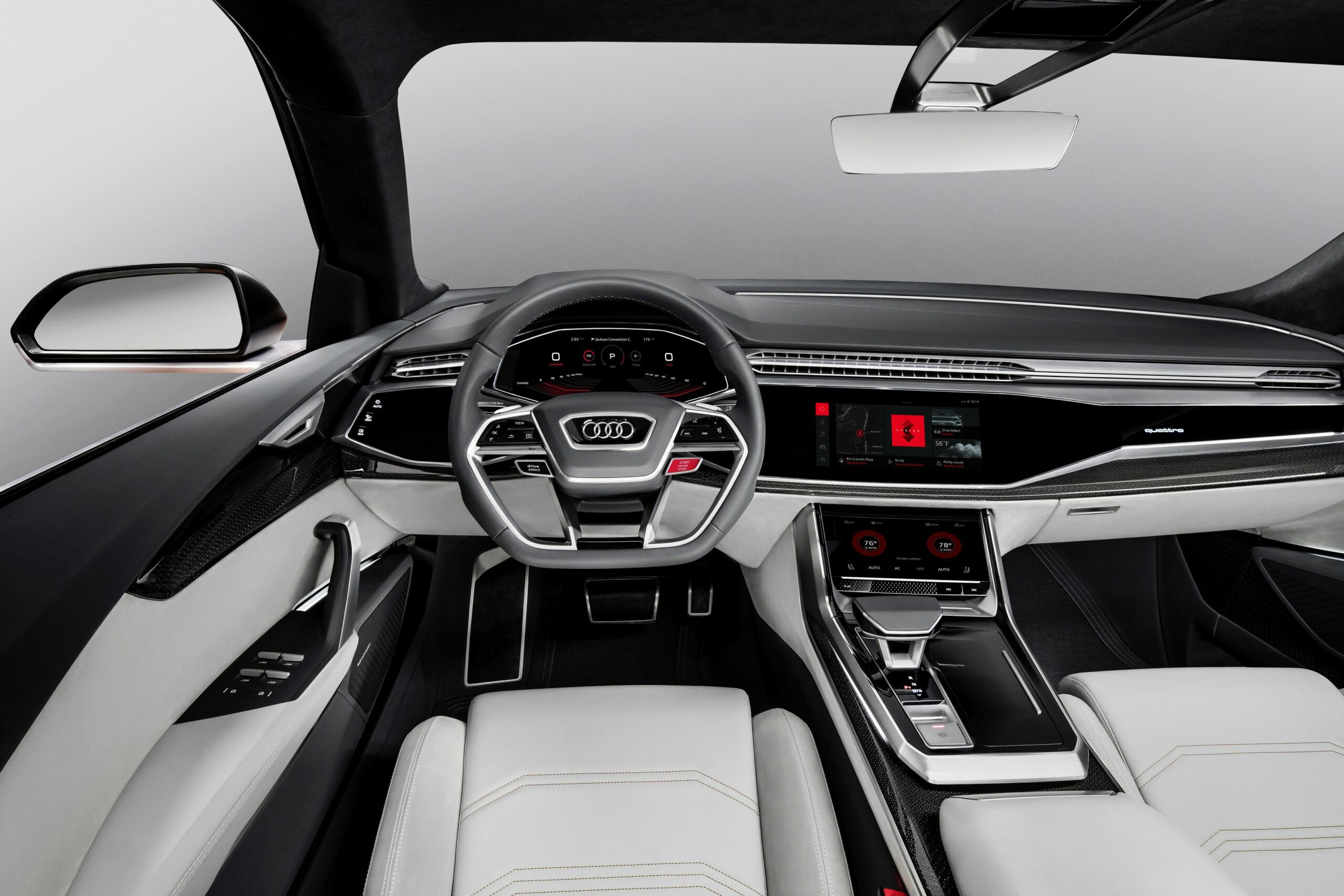 Audi představuje studii Audi Q8 sport concept s integrovaným operačním systémem Android