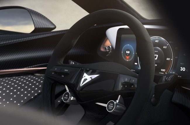 SEAT CUPRA odhaluje interiér koncepčního elektromobilu